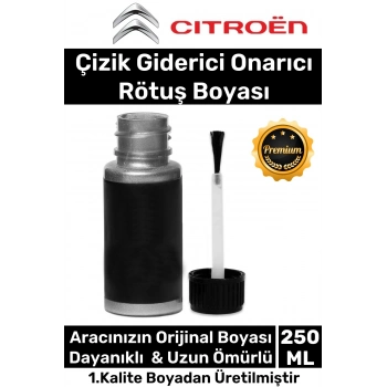 Özel Üretim Suya Dayanıklı Citroen Marka Uyumlu Çizik Taş Izi Giderici Onarıcı 250ml Oto Rötuş Boya