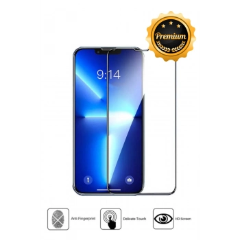 Premium Seri Iphone 15 Uyumlu Kırılmaz Cam Nano Tam Koruma Modeli Temperli Ekran Koruyucu