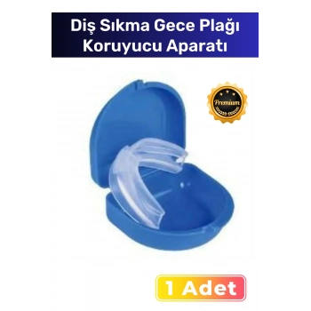 Özel Üretim Diş Çene Sıkma Gece Plağı Koruyucu Aparatı Önleyici Dişlik Uyku Aparatı Gıcırdatma