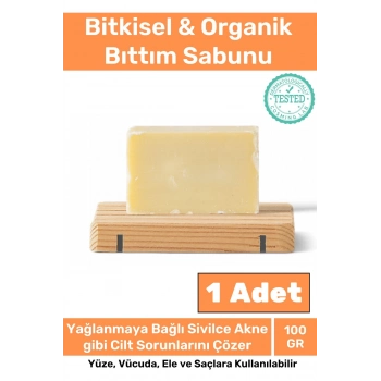 Özel Üretim %100 Doğal Bitkisel Organik Güzel Kokulu Saç Için Bıttım Sabunu 100 Gr