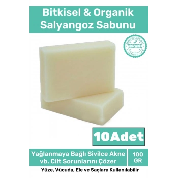 %100 Doğal 10lu Orijinal Salyangoz Sabunu Güzel Kokulu El Yüz Saç Vücut Cilt Sabunu