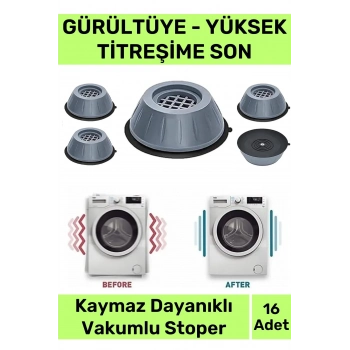 Özel Üretim Gürültü Engelleyici Titreşim Önleyici Kauçuk Çamaşır Bulaşık Makinesi 16 Adet Ayak Pedi