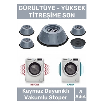 Özel Üretim Gürültü Engelleyici Titreşim Önleyici Kauçuk Çamaşır Bulaşık Makinesi 8 Adet Ayak Pedi