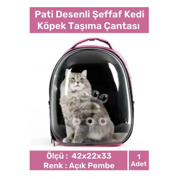 Kaliteli Geniş Fermuarlı Hava Alabilen Fileli Cepli Kedi Köpek Evcil Hayvan El Sırt Taşıma Çantası