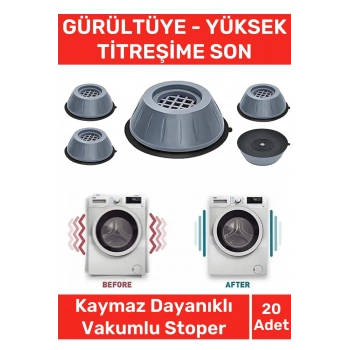 Özel Üretim Gürültü Engelleyici Titreşim Önleyici Kauçuk Çamaşır Bulaşık Makinesi 20 Adet Ayak Pedi