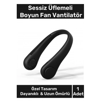 Özel Üretim Taşınabilir Şarjlı Güçlü Yüksek Kaliteli Sessiz Hava Soğutucu Üflemeli Boyun Vantilatör