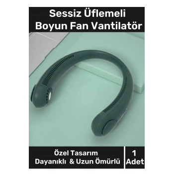 Özel Üretim Taşınabilir Şarjlı Güçlü Yüksek Kaliteli Sessiz Hava Soğutucu Üflemeli Boyun Vantilatör