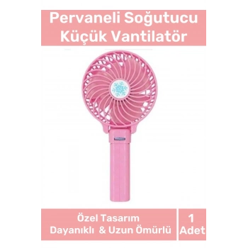 Cep Boyu Usb Şarjlı 3 Kademeli Sessiz Taşınabilir Mini Fan Pervaneli Soğutucu Küçük Vantilatör