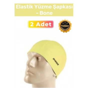 Özel Üretim Su Geçirmez Silikon Yüzücü Havuz Ve Deniz Bonesi Elastik Yüzme Şapkası 2li Set