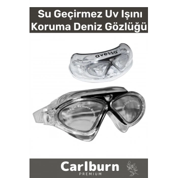 Premium Ayarlanabilir Kayış Su Geçirmez Uv Işın Koruma Yetişkin Plastik Antifog Kutulu Deniz Gözlüğü