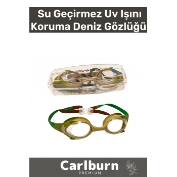 Deluxe Ayarlanabilir Kayış Su Geçirmez Uv Işını Koruma Silikon Plastik Antifog Çocuk Deniz Gözlüğü