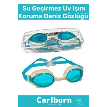 Deluxe Ayarlanabilir Kayış Su Geçirmez Uv Işını Koruma Silikon Plastik Antifog Çocuk Deniz Gözlüğü