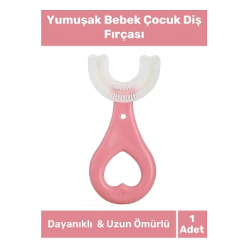 Özel Üretim Pürüzsüz Yuvarlak Kenar Gıda Sınıfı Silikondan Üretilen Yumuşak Bebek Çocuk Diş Fırçası