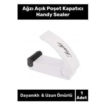 Premium Seri Pilli Yiyecekleri Taze Tutan Pratik Ağzı Açık Poşet Kapatıcı Handy Sealer