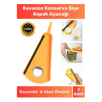 Premium Çok Fonksiyonlu Pratik V Şekilli Kavanoz Konserve Şişe Kapak Açacağı