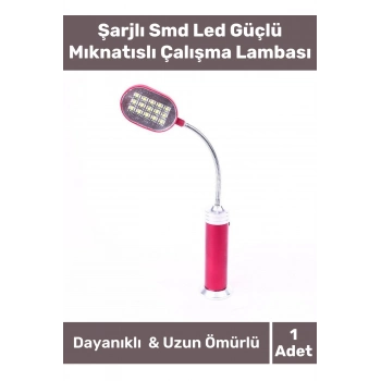 Özel Seri Pilli Yüksek Kaliteli 2 Modlu Mıknatıslı Gün Işığı Beyaz Mıknatıslı Pilli Lamba