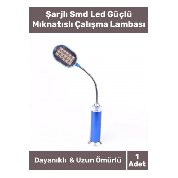 Özel Seri Pilli Yüksek Kaliteli 2 Modlu Mıknatıslı Gün Işığı Beyaz Mıknatıslı Pilli Lamba