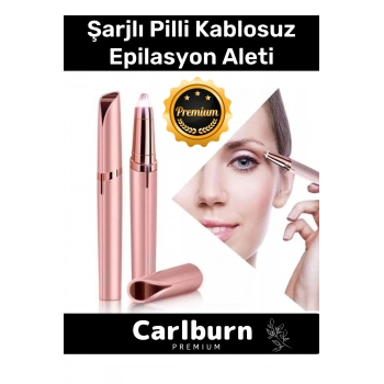 Profesyonel Tıraş Kozmetik Pilli ve Şarjlı Kıl İstenmeyen Tüy Sakal Kaş Kablosuz Epilasyon Aleti