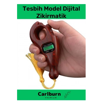 Özel Üretim Sağlam Dayanıklı Reset Düğmeli Otomatik Kapanma Tesbih Model Dijital Zikirmatik