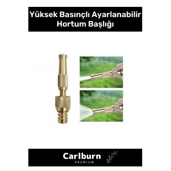 Premium Seri 15mm Bahçe Araba Dış Cephe Balkon Yüksek Basınçlı Ayarlanabilir Hortum Başlığı