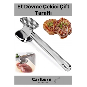 Premium Seri Paslanmaz Çelik Yüksek Kaliteli Kolay Temizlenir Et Dövme Çekici Çift Taraflı