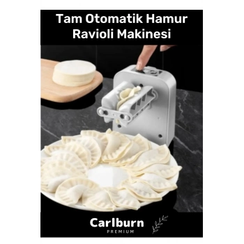 Premium Seri 1300mAh Usb Şarjı ile 1500 İşlem Yapabilen Kaymaz Tam Otomatik Hamur Ravioli Makinesi