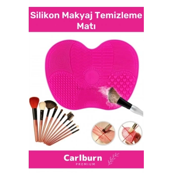 Özel Üretim Pratik Yıkanabilir Kurutulabilir Silikon Makyaj Fırçası Süngeri Temizleme Matı Aparatı