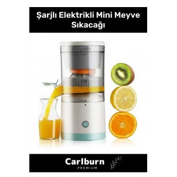 Özel Üretim Sessiz Taşınabilir Kamp Piknik Seyahat 1800 mAh Şarjlı Elektrikli Mini Meyve Sıkacağı