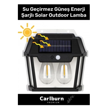 Özel Üretim Su Geçirmez Güneş Enerji Şarjlı Duvara Monte Dış Cephe Uygun Solar Outdoor Lamba
