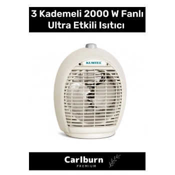 Özel Üretim Sessiz Masa Üstü Duvara Monte Soğuk Sıcak 3 Kademeli 2000 W Fanlı Ultra Etkili Isıtıcı