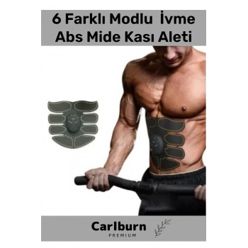 Özel Üretim 6 Farklı Modlu Kumandalı Pedli Ritim Yumuşak İvme Six Pad Abs Mide Kası Aleti