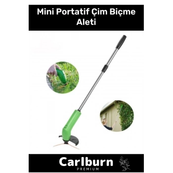 Özel Üretim Mini Cepte Taşınabilir Kablo Gaz Gerektirmez Bağ Bahçe Portatif Çim Ot Biçme Aleti