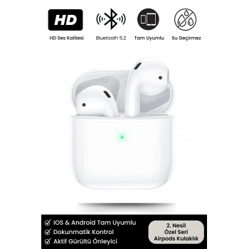 Premium Özel Seri Ios Android Uyumlu Bluetooth Kulaklık Kulak İçi 2. Nesil Kablosuz Kulaklık