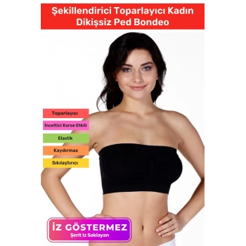 Özel Üretim Straples Sıkılaştırıcı Dikleştirici Şekillendirici Toparlayıcı Kadın Dikişsiz Ped Bondeo