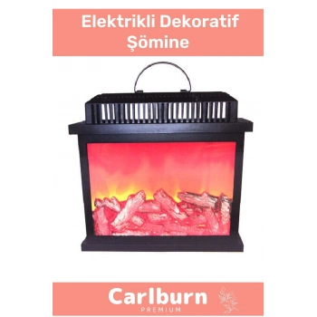 Özel Üretim Kaliteli Malzeme Pilli Usb Kablolu Ateş Görünümlü Asılabilir Elektrikli Dekoratif Şömine