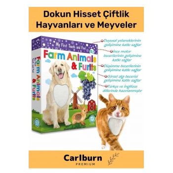 Özel Üretim Görsel Algı Eğlenceli Öğrenme Eğlenceli Dokun Hisset Çiftlik Hayvanları ve Meyveler
