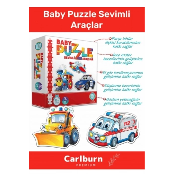 Özel Üretim Zeka Geliştirici Eğitici Çocuk El Göz Koordinasyonu Baby Puzzle Sevimli Araçlar