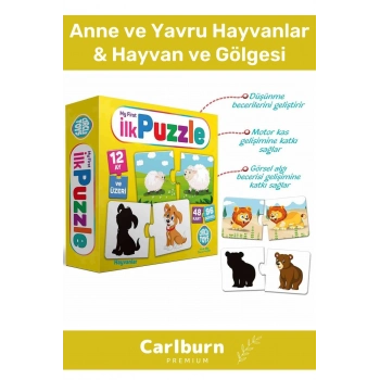 Özel Üretim Zeka Geliştirici Eğitici Çocuk El Göz Koordinasyonu  My First Puzzle 48 Parça