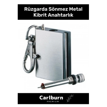 Özel Üretim Taşınabilir Pratik Kamp Doğa Av Günlük Rüzgarda Sönmez Metal Kibrit Anahtarlık