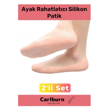 Özel Üretim Yumuşak Doku Toksik Madde İçermez Çatlama Karşıtı Ayak Rahatlatıcı Silikon Patik