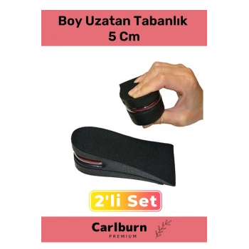 Özel Üretim Ayakkabı İçi Görünmeyen Hava Yastıklı Gizli Destekli Yükselten Boy Uzatan Tabanlık 5 Cm