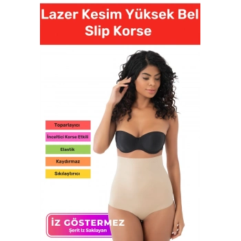 Özel Üretim İz Göstermeyen Kaymaz Sıkılaştırıcı Şekillendirici Lazer Kesim Yüksek Bel Slip Korse