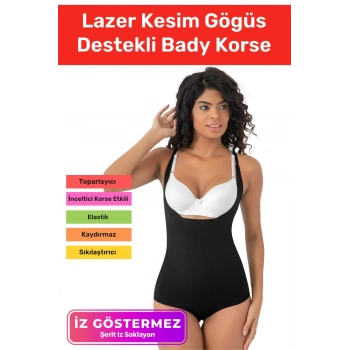 Özel Üretim İz Göstermeyen Kaymaz Şekillendirici Toparlayıcı Lazer Kesim Gögüs Destekli Bady Korse