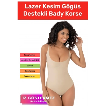 Özel Üretim İz Göstermeyen Kaymaz Şekillendirici Toparlayıcı Lazer Kesim Gögüs Destekli Bady Korse