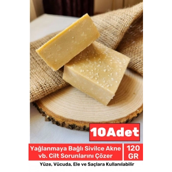 Lüks %100 Doğal Güzel Kokulu El Yüz Saç Vücut Cilt Orijinal Bitkisel Salyangoz Sabunu 120G - 10 Adet