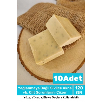 Lüks %100 Doğal Güzel Kokulu El Yüz Saç Vücut Cilt Orijinal Bitkisel Sidr Sabunu 120G - 10 Adet