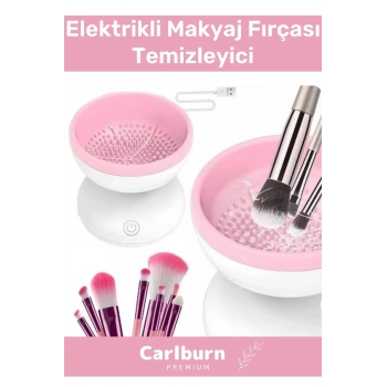 Özel Üretim Usb Şarjlı Hızlı Nazik Temizleyen Zarar Vermez Elektrikli Makyaj Fırçası Temizleyici