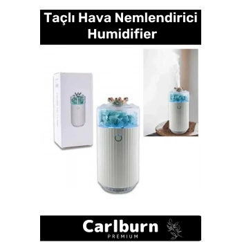 Özel Üretim Sessiz Su Hazneli Koku Eklenebilir Pratik Taşınabilir Taçlı Hava Nemlendirici