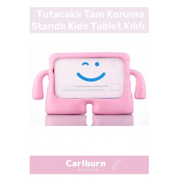 Özel Üretim Apple Samsung Uyumlu 8.7 Inç Yumuşak Dokulu Tutacaklı Tam Koruma Standlı Kids