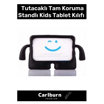 Özel Üretim Apple Samsung Uyumlu 8.7 Inç Yumuşak Dokulu Tutacaklı Tam Koruma Standlı Kids